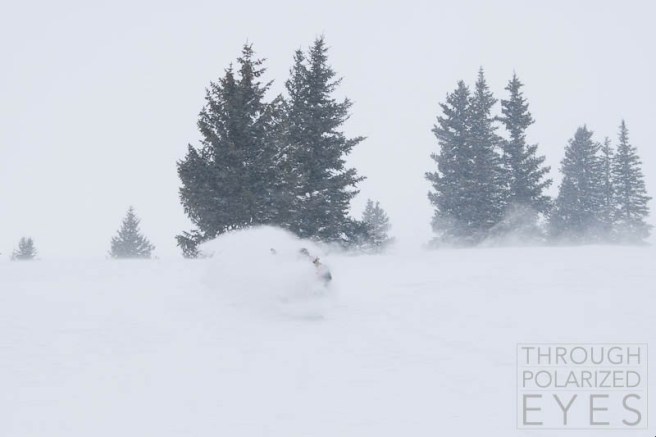 Gary snowboarding Red Mountain Pass